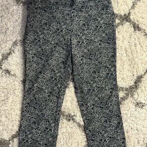 Anne Klein Paisley Cropped Pants